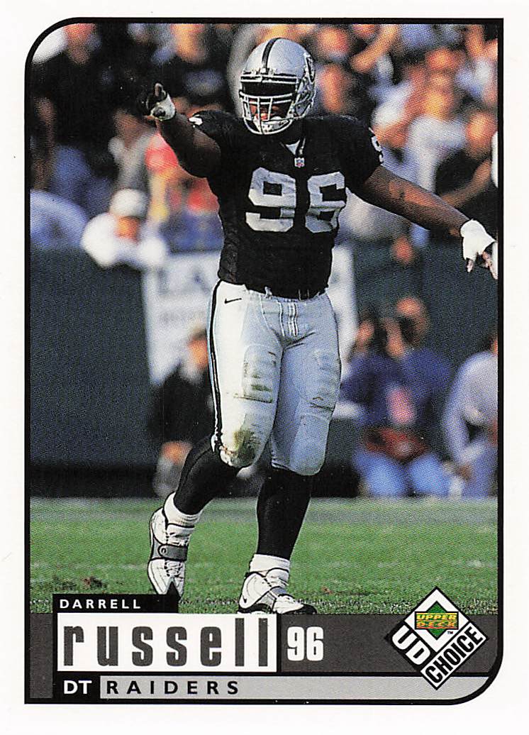 1998 UD Choice Previews Football Darrell Russell #131