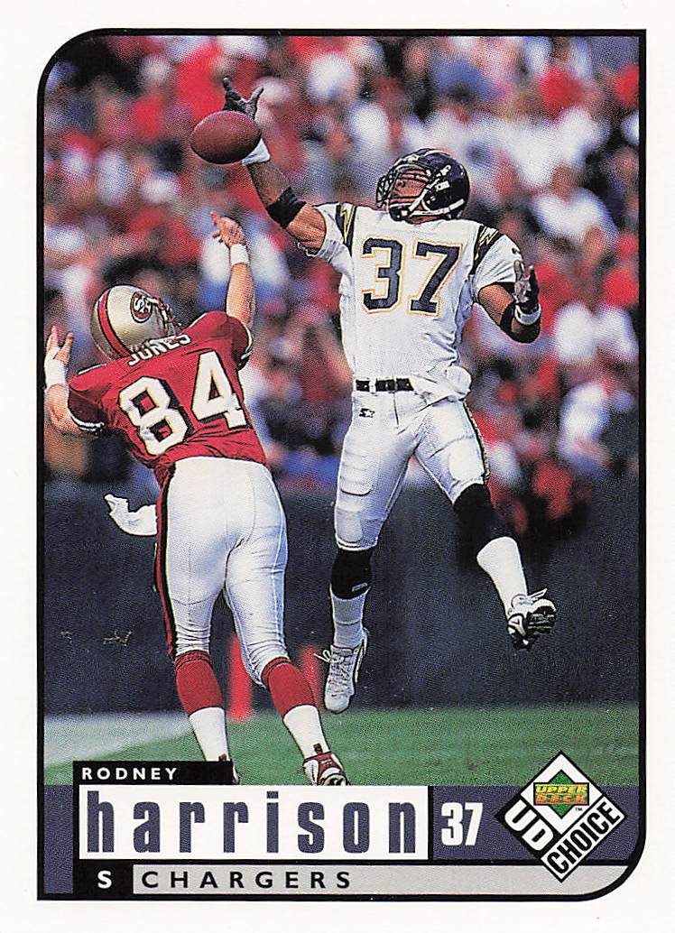 1998 UD Choice Football Rodney Harrison #158