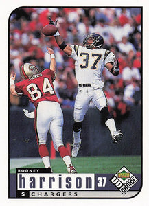 1998 UD Choice Football Rodney Harrison #158