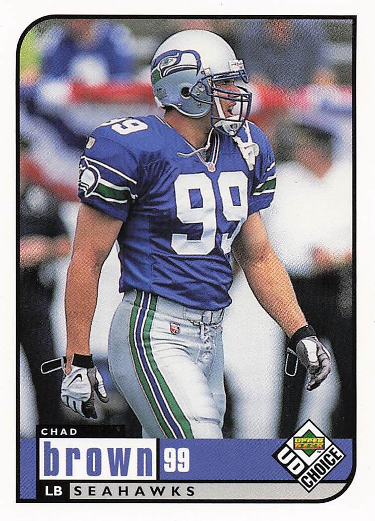 1998 UD Choice Previews Football Chad Brown #168
