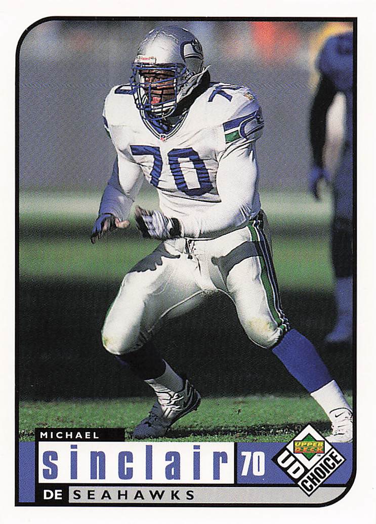 1998 UD Choice Football Michael Sinclair #172