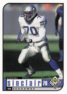 1998 UD Choice Football Michael Sinclair #172