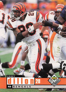 1998 UD Choice Football Corey Dillon #38
