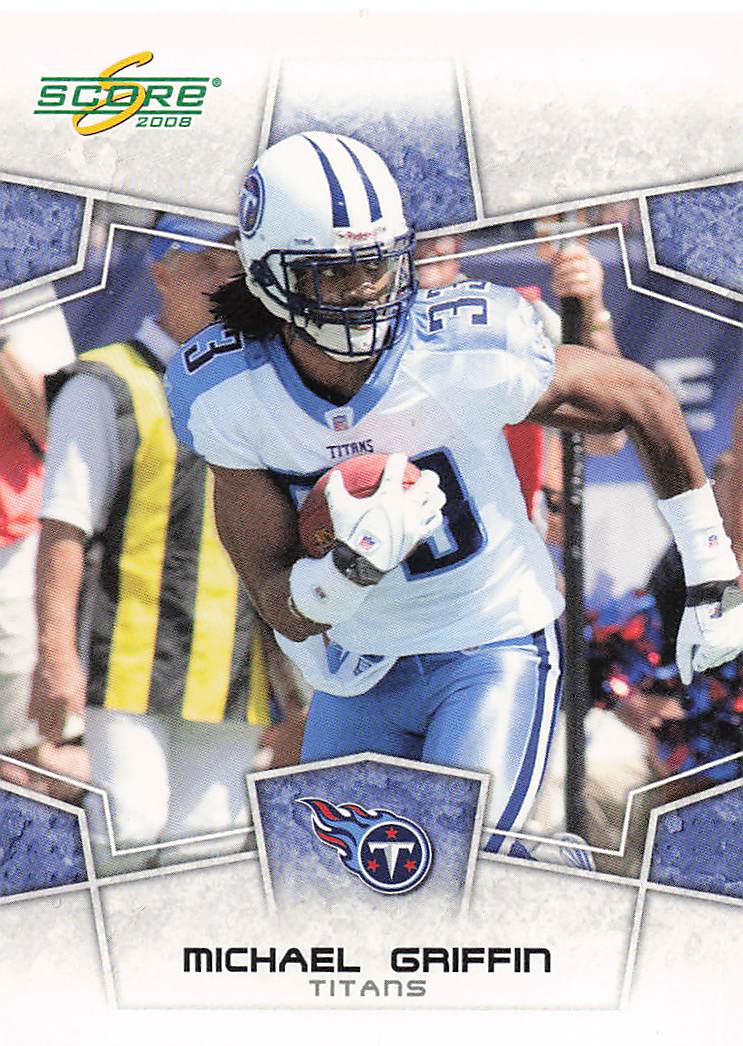 2008 Score Football Michael Griffin #320