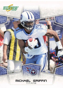2008 Score Football Michael Griffin #320