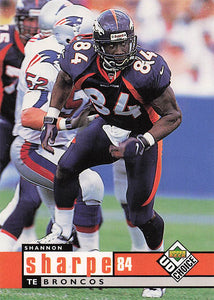1998 UD Choice Football Shannon Sharpe #57