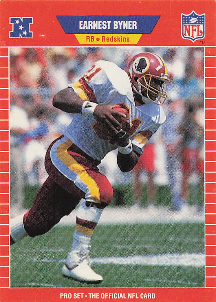 1989 Pro Set Football Earnest Byner #480d