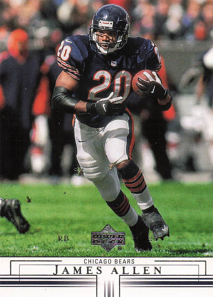 2001 Upper Deck Football James Allen #29