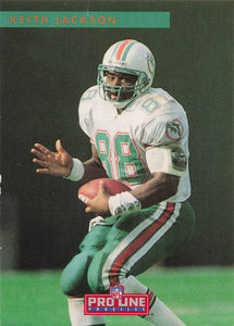 1993 Pro Line Profiles Football Keith Jackson #523