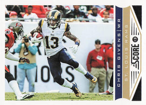 2013 Score Football Chris Givens #175