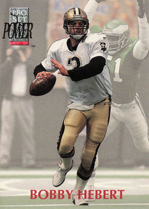 1992 Pro Set Power Football Bobby Hebert #3