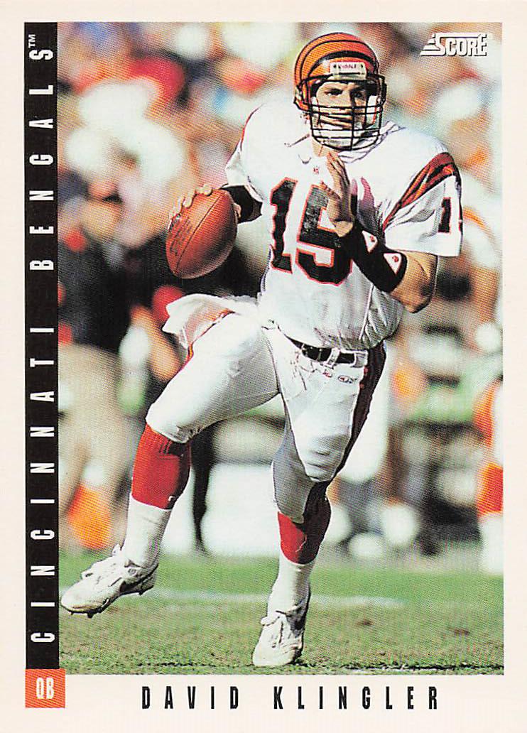 1993 Score Football David Klingler #276