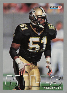 1993 Fleer Football Sam Mills #227