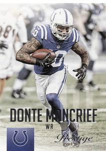 2015 Panini Prestige Football Donte Moncrief #112