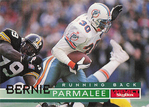 1995 SkyBox Impact Football Bernie Parmalee #86