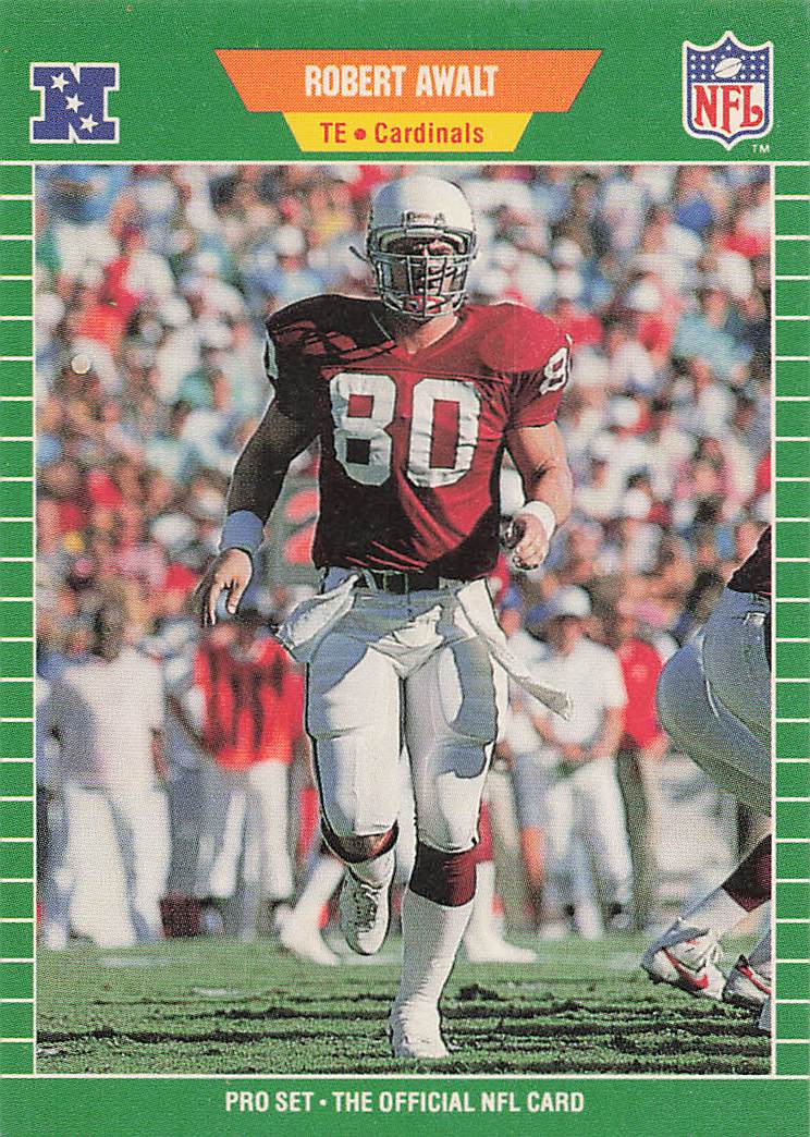 1989 Pro Set Football Robert Awalt #328