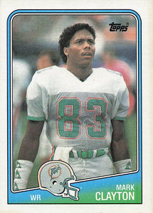 1988 Topps Football Mark Clayton #194