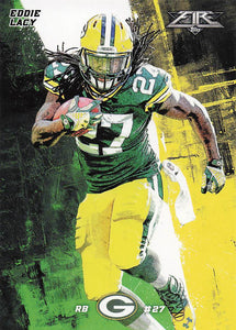 2015 Topps Fire Football Silver Eddie Lacy #46