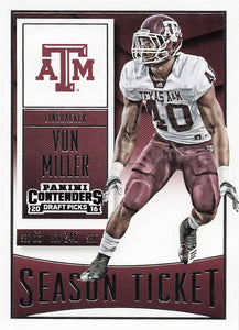 2016 Panini Contenders Draft Picks Football Von Miller #99