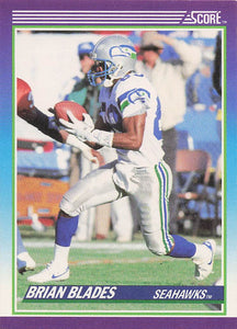 1990 Score Football Brian Blades #139