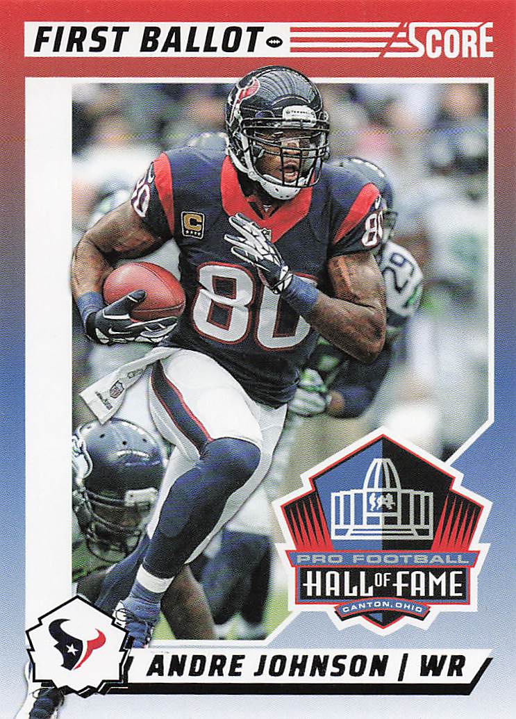 2024 Score Football First Ballot Purple Andre Johnson #3