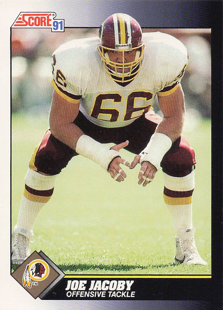 1991 Score Football Joe Jacoby #532