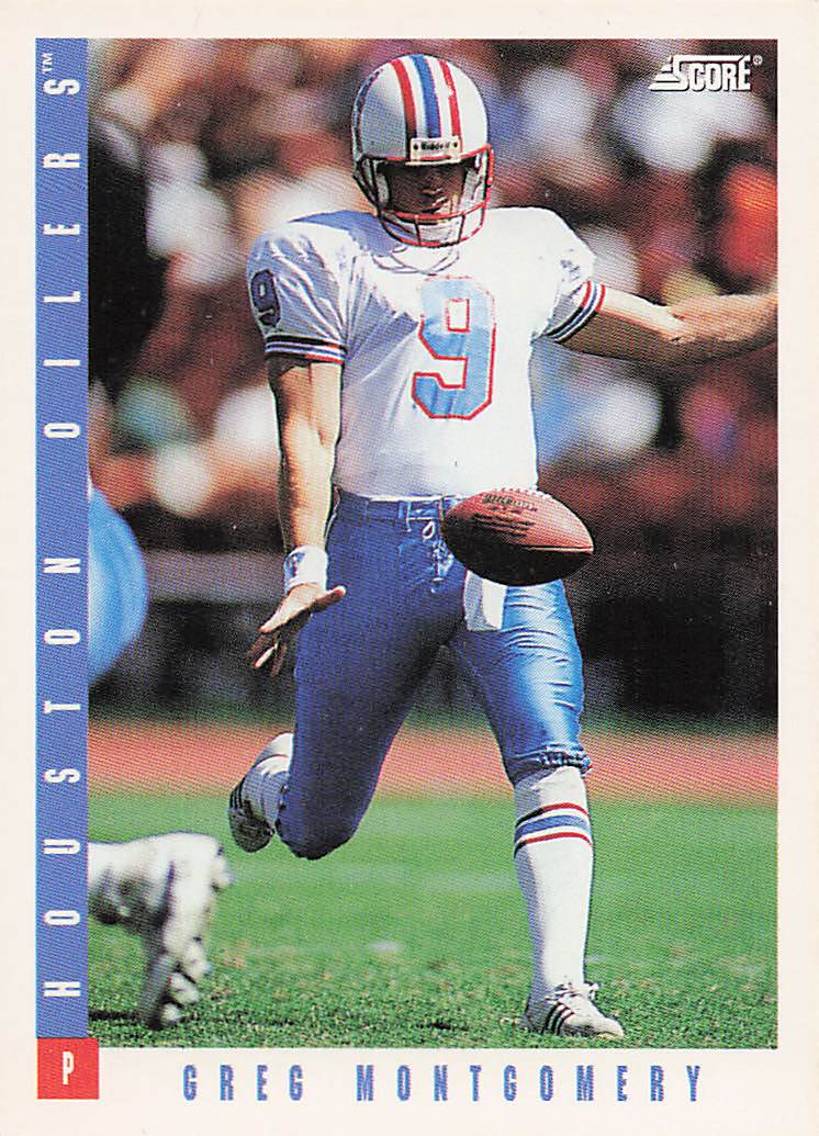 1993 Score Football Greg Montgomery #362