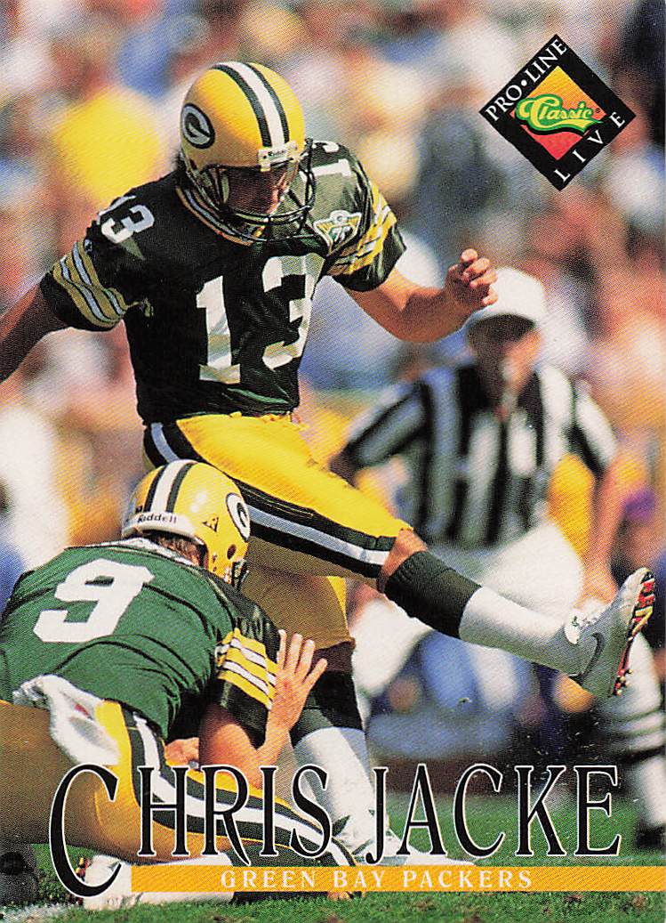 1994 Pro Line Live Football Chris Jacke #146