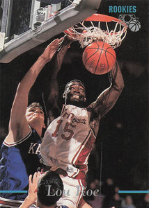 1995 Classic Rookies Basketball Lou Roe #28