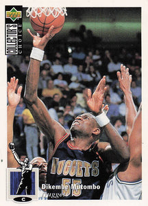 1994-95 Collector's Choice Basketball Dikembe Mutombo #55
