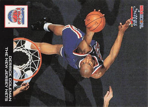 1993-94 Hoops Basketball Scoops Derrick Coleman #HS17