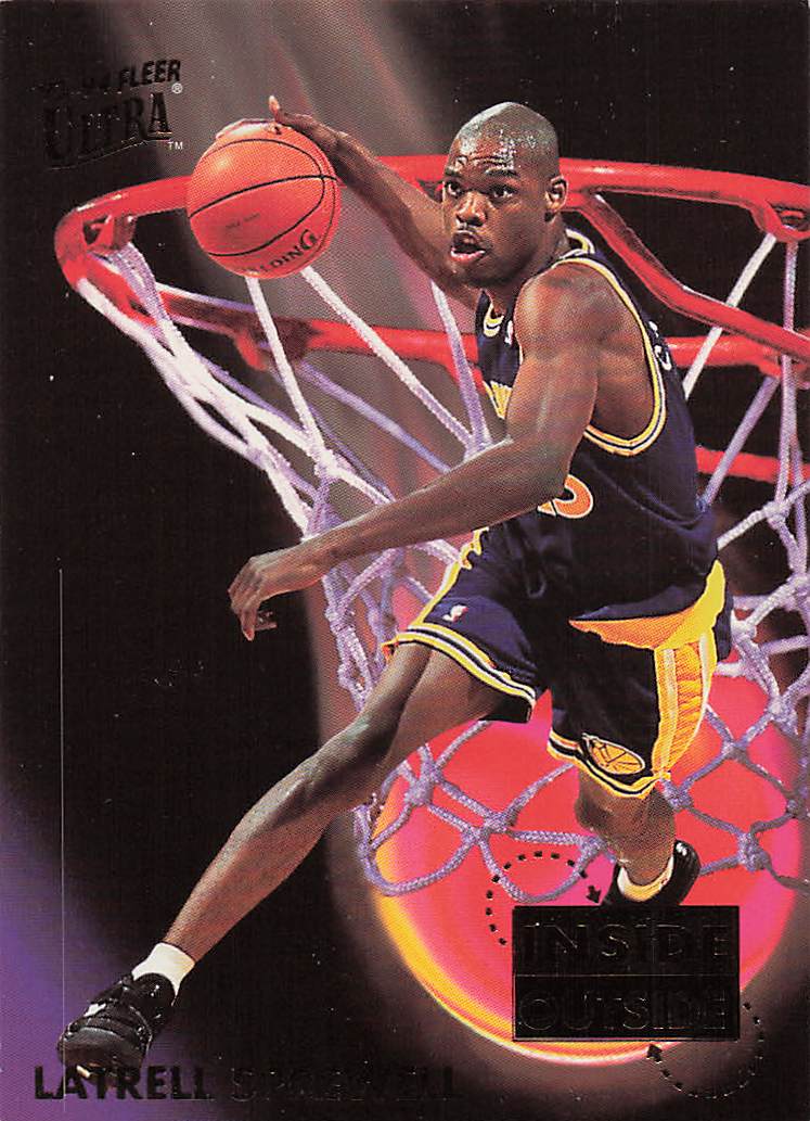 1993-94 Ultra Basketball Inside Outside Latrell Sprewell #8