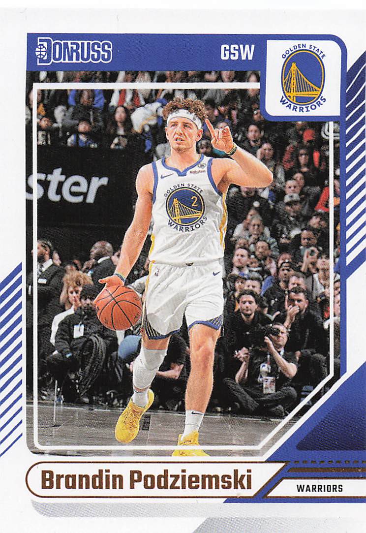 2024-25 Donruss Basketball Brandin Podziemski #22