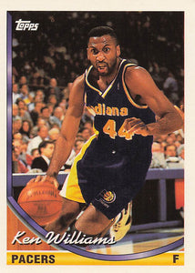 1993-94 Topps Basketball Ken Williams #376