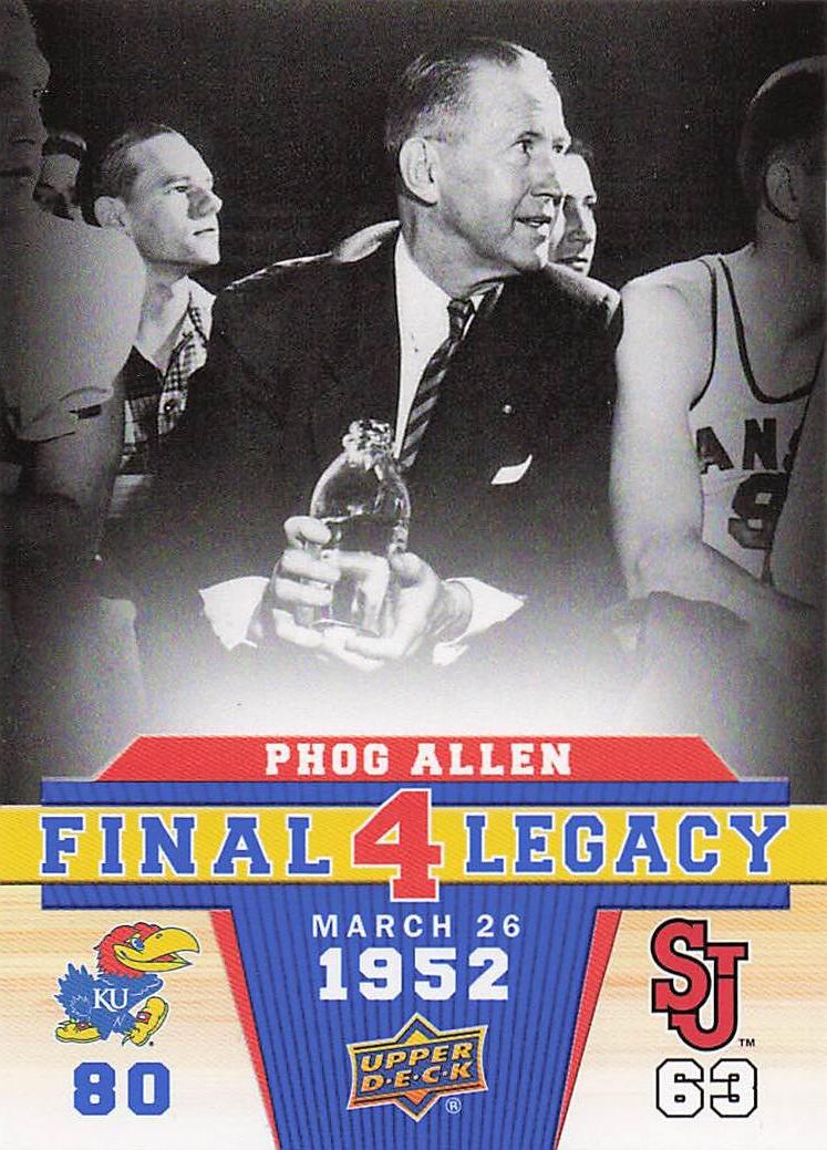 2013 Upper Deck University of Kansas Basketball Final 4 Legacy Phog Allen #F4-1