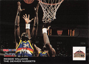 1993-94 Hoops Basketball Scoops Reggie Williams #HS7