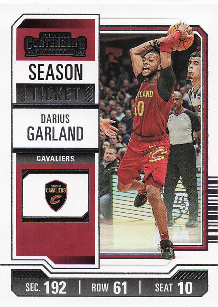 2023-24 Panini Contenders Basketball Season Ticket Retail Darius Garland #29