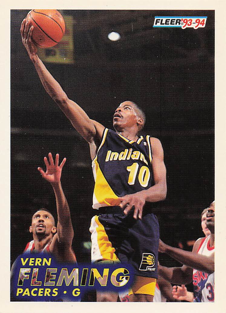 1993-94 Fleer Basketball Vern Fleming #83
