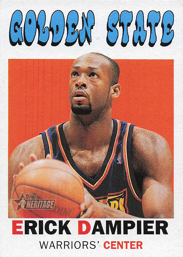 2000-01 Topps Heritage Basketball Erick Dampier #191
