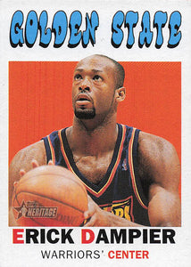 2000-01 Topps Heritage Basketball Erick Dampier #191