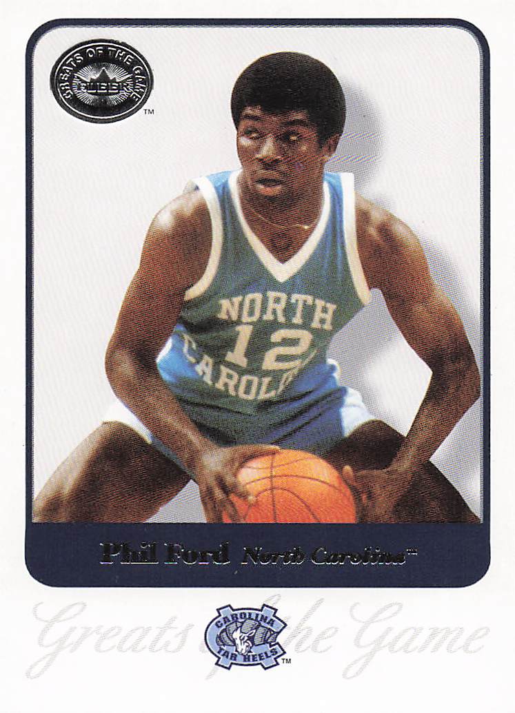 2001 Fleer Greats of the Game Basketball Phil Ford #63