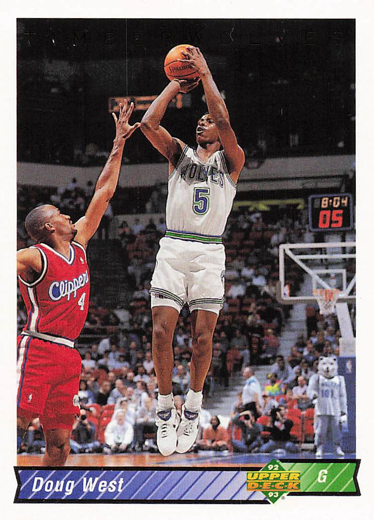 1992-93 Upper Deck Basketball Doug West #103