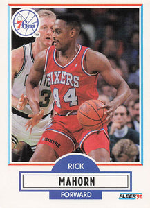 1990-91 Fleer Basketball Rick Mahorn #144