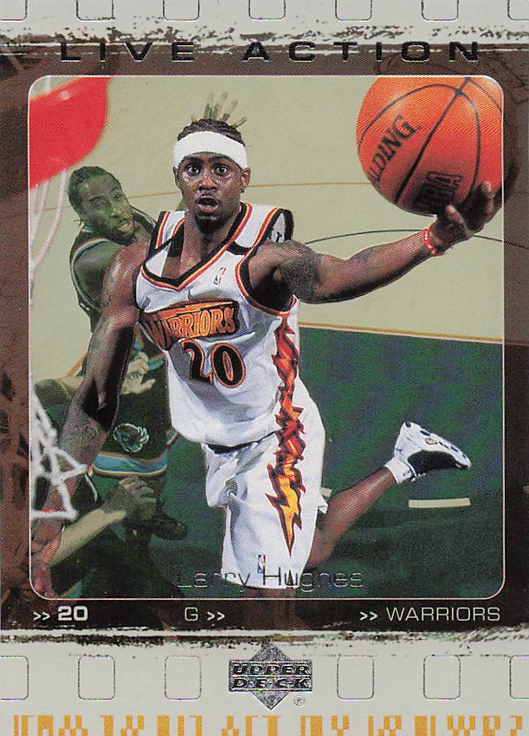 2000-01 Upper Deck Basketball Live Action Larry Hughes #LA4