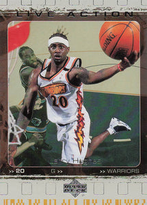 2000-01 Upper Deck Basketball Live Action Larry Hughes #LA4