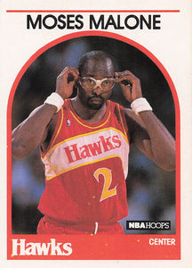 1989-90 Hoops Basketball Moses Malone #290