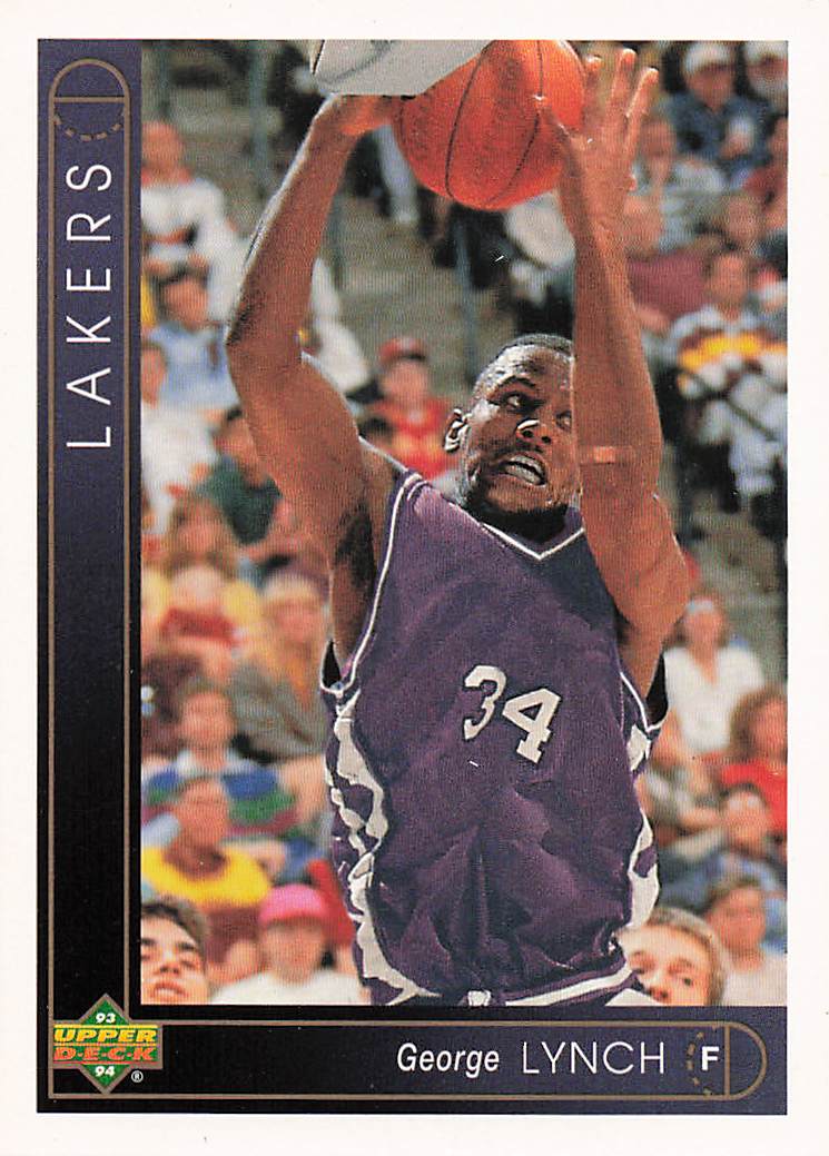 1993-94 Upper Deck Basketball George Lynch #159 Rookie