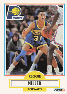 1990-91 Fleer Basketball Reggie Miller #78