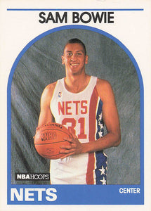 1989-90 Hoops Basketball Sam Bowie #337