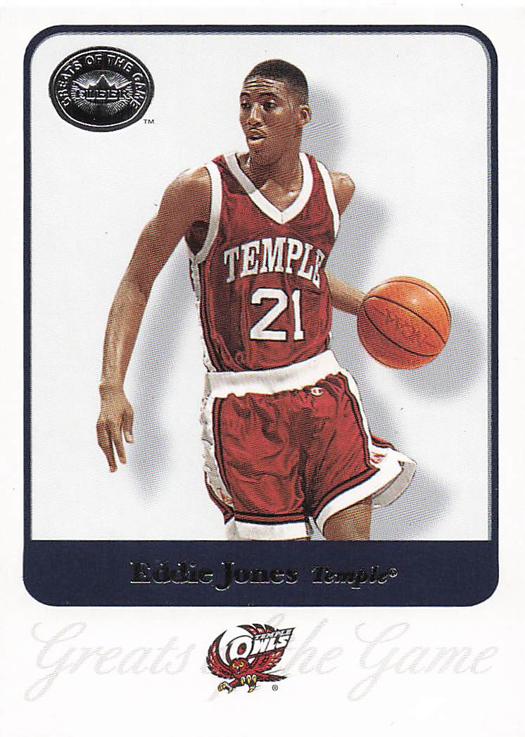 2001 Fleer Greats of the Game Basketball Eddie Jones #24